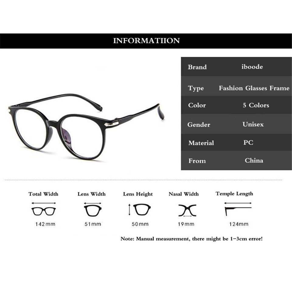 Elbru Vintage Blue Light Blocking Glasses Frame Women Men Anti Blue Light Computer Glasses Blue-ray Spectacle Eyeglasses Frame