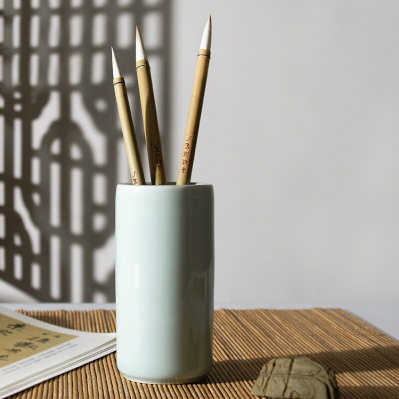 White Clouds Calligraphy Pen Set Weasel Hair Painting Brush Beginner Regular Script Calligraphy Writing Brushes Calligraphie