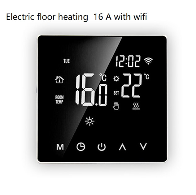 Alexa Tuya Smart Leven Opentherm Temperatuurregelaar Thermostaat Voor Elektrische Boiler: floor heat wifi