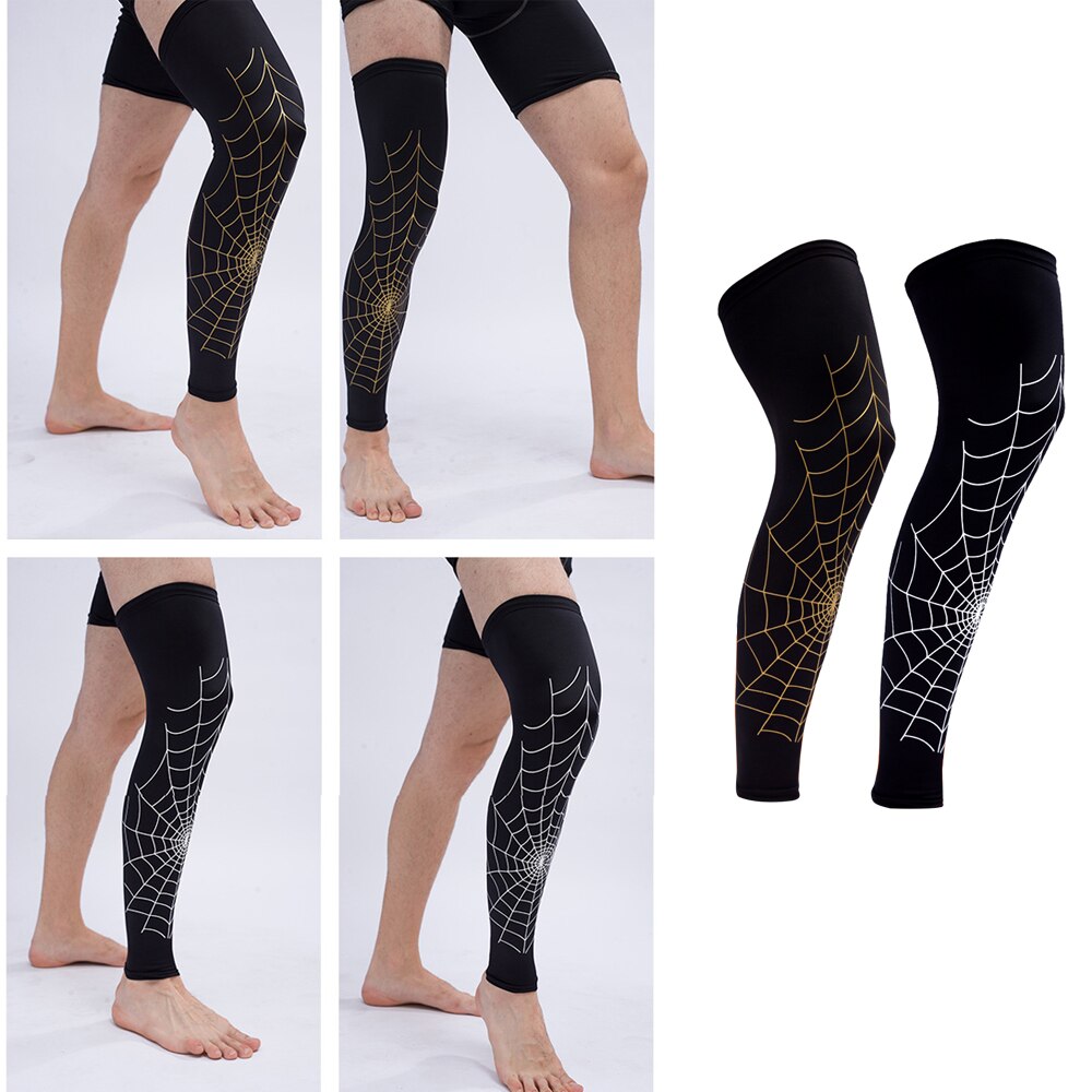Manchon de Compression de jambe 1 pièce, chaussettes de Compression de mollet de basket-ball de sport, soutien du genou, aide les Muscles de tibia et d&#39;arthrite