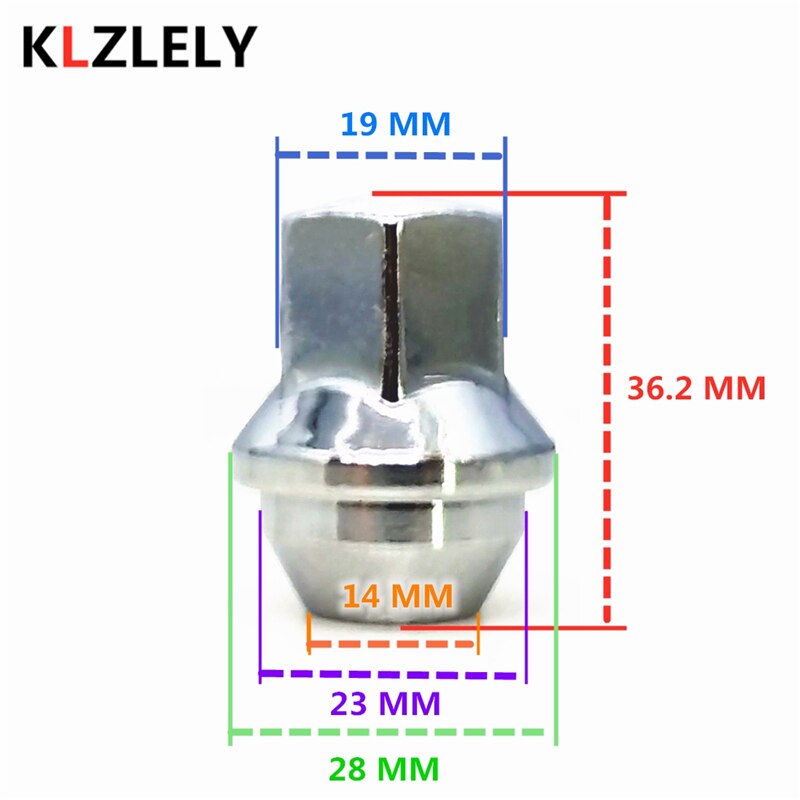 M12*1.5 Standard Wheel Lug Nuts For CADILLAC CTS XTS SRX ESCALADE Escalade ESV