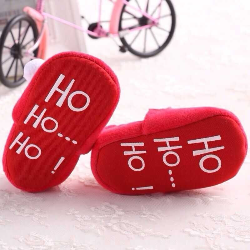 Noël chaussures chaudes enfant en bas âge enfant bébé filles garçon troupeau hiver neige chaude père noël premiers marcheurs chaussures mignon noël bébé bottes