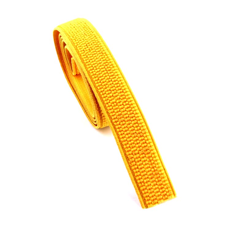 Bandes élastiques de 2CM de large en grains de maïs/accessoires de couture pour vêtements/bande élastique/bande de caoutchouc: yellow