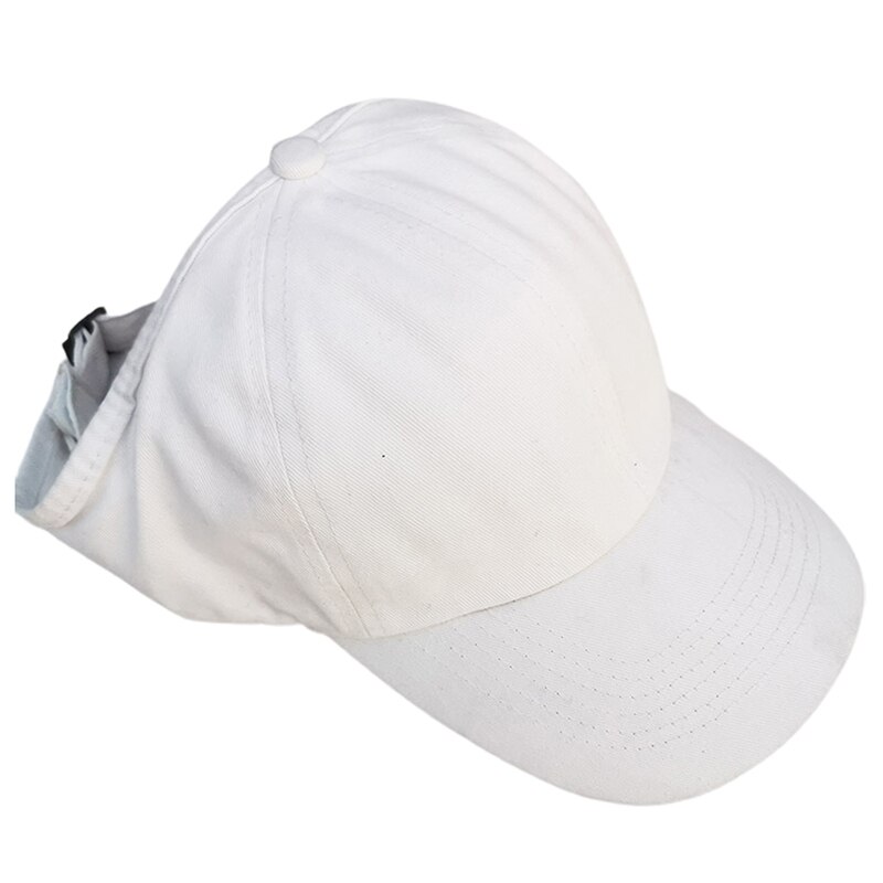 Ponytail Baseball Cap Messy Bun Hats For Women Washed Cotton Snapback Caps Casual Summer Sun Visor Outdoor Hat TSLM1: 01
