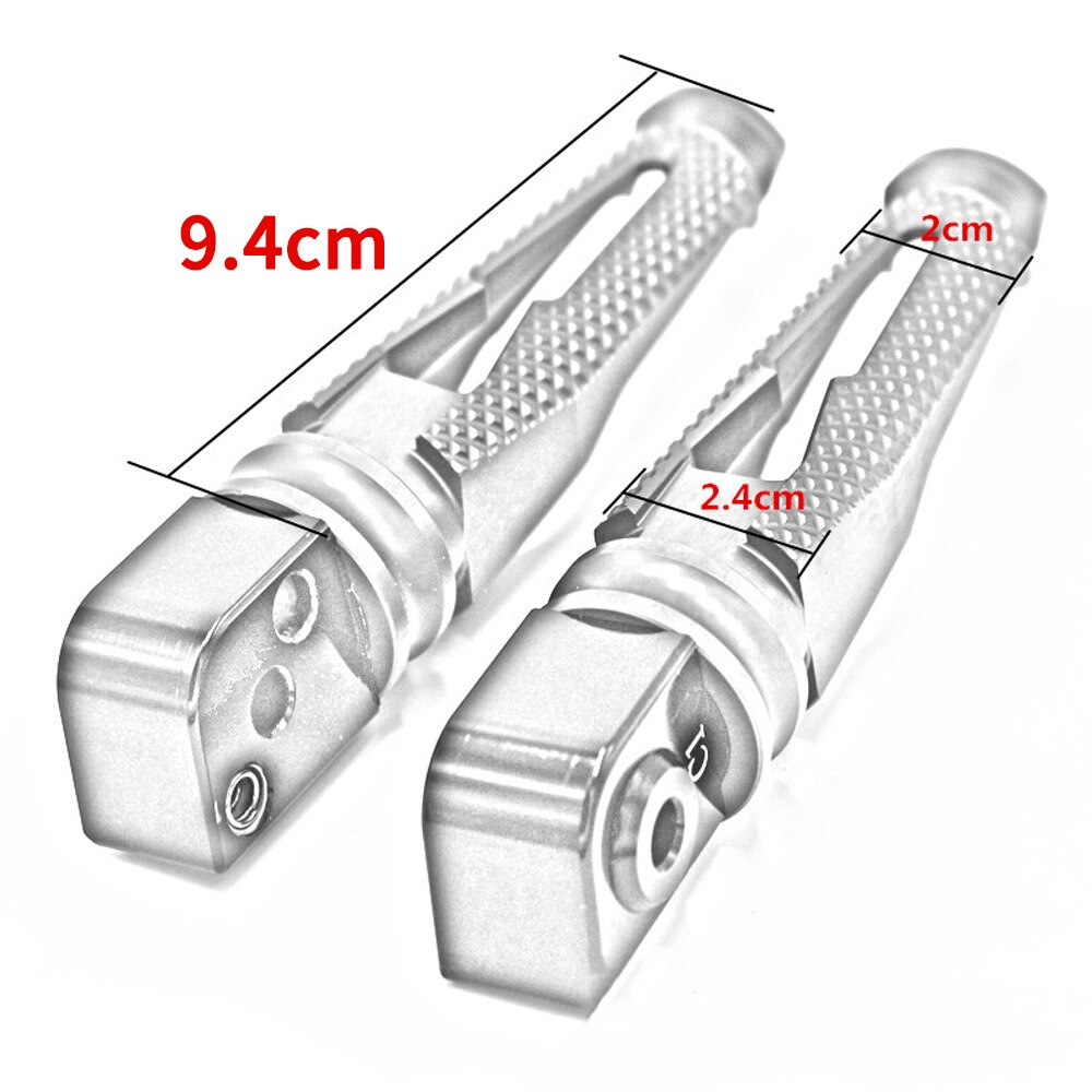 de la motocicleta estribos traseros Placa de pie clavijas para Kawasaki Z800 Z900 Z1000 ZX10R ZX6R/Ninja636 ZX9R ZX-14R/ZZR1400 ER6N/ER6F