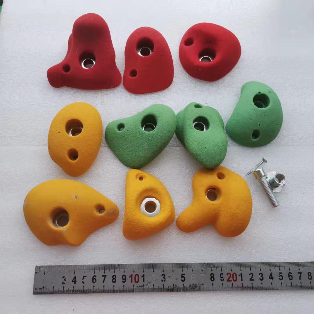 10 piece rock climbing holds for Children and Adults--Indoor/outdoor.Your choice!