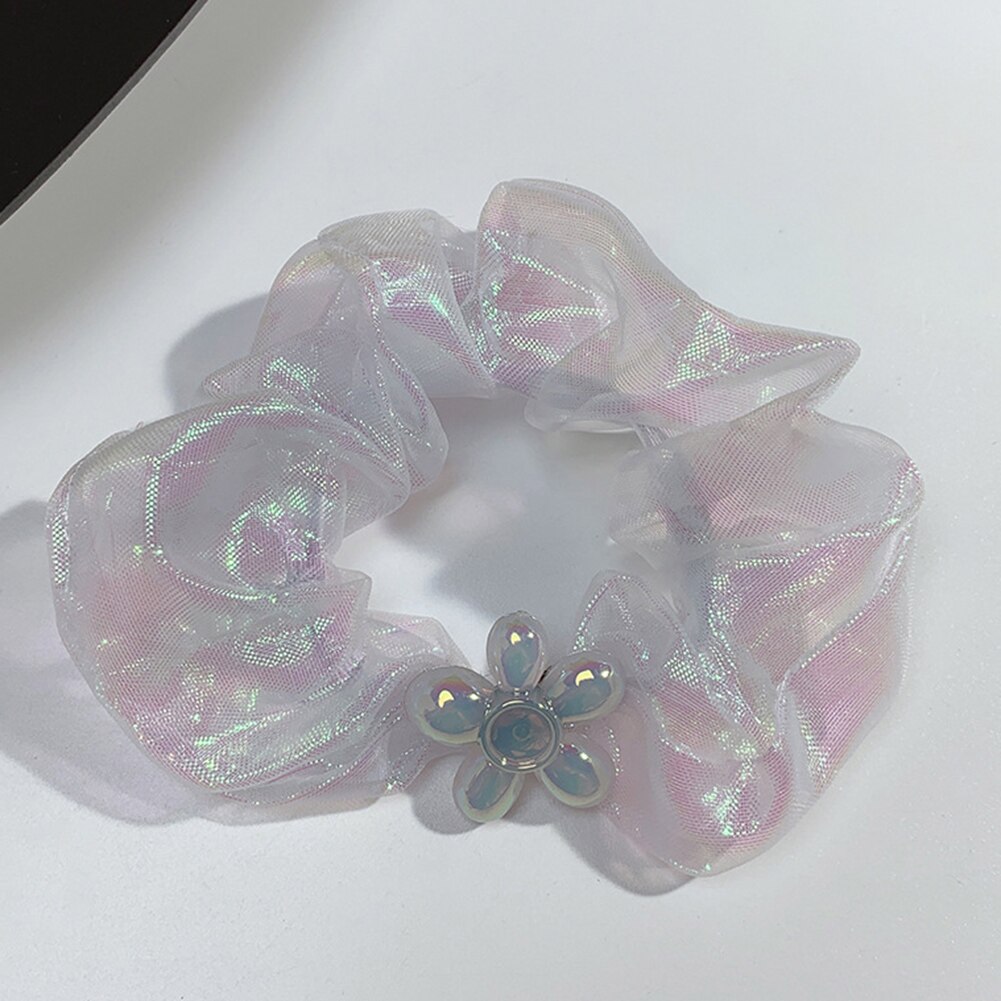 Oversized Hair Scrunchies For Women Solid Organza Scrunchie Hair Rubber Bands Elastic Hair Ties Accessories Ponytail Holder: C2