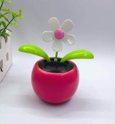 Magia Solar Powered Dancing Fiori Oscillante Bobble Regalo Del Giocattolo Auto Della Decorazione Della Novità Felice Danza Solare Giocattoli Regalo Per I Bambini: J