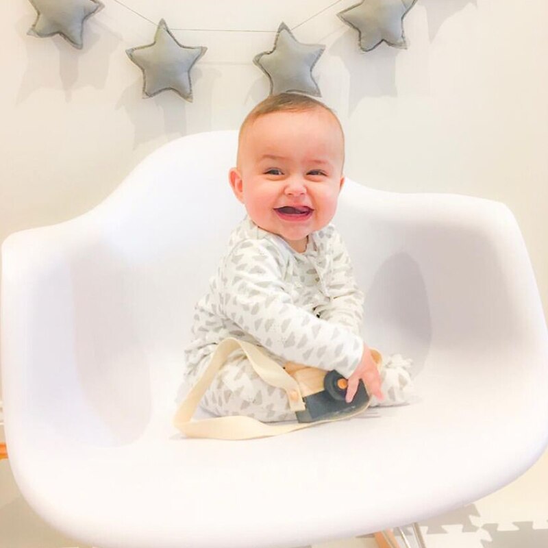 Guirnaldas de estrellas de vivero hechas a mano para niños, decoración de pared de habitación de Navidad para niños, accesorios de fotografía, decoraciones para habitación de bebé