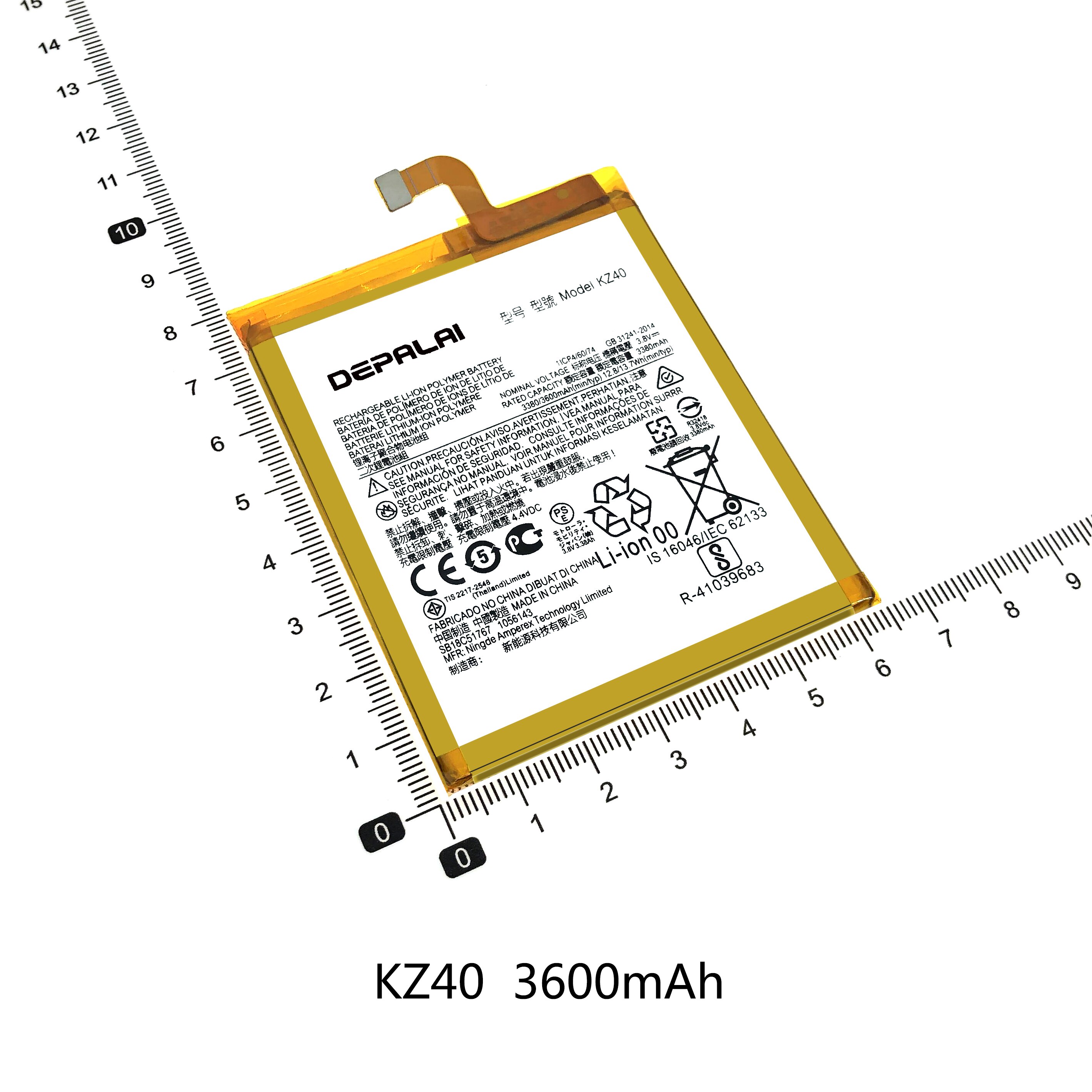 KD40 KG40 KR40 KS40 KZ40 4000mAh para Motorol Moto KD40 G8 además una acción XT2013 visión XT1970 del teléfono móvil de la batería de polímero Li-polímero