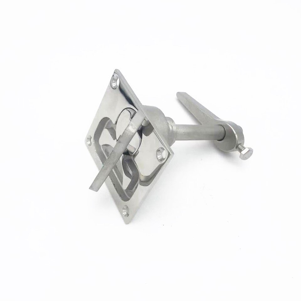 Boat Cam Latch Lift Pull Ring Heavy Locking Lift Handle Duty Large Flush Latch Marine Grade Stainless Steel Fishing