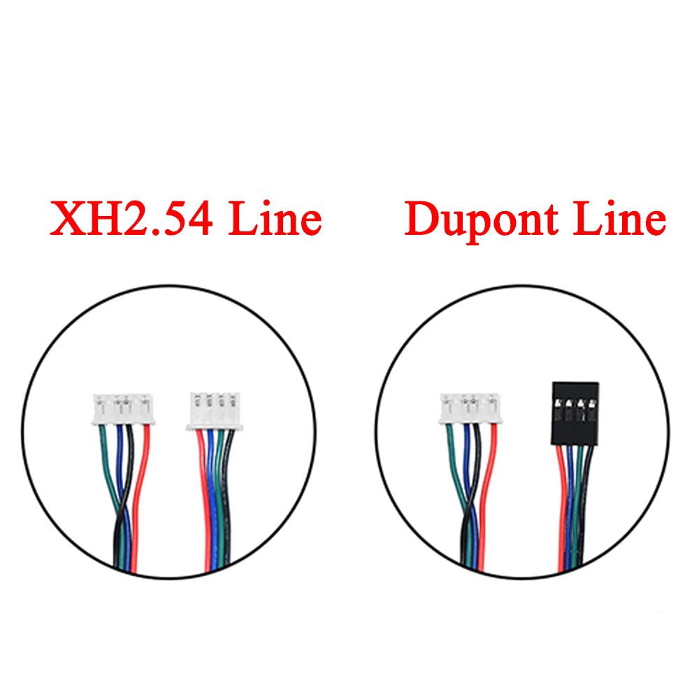 , 1 unidad, 1M, DuPont line, bifásico XH2.54, 4 pines a 6 pines, Conector de Motor de Terminal, cables para Motor 42 paso a paso HX2.54
