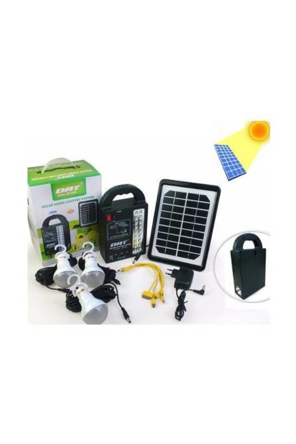 9V - 3w Solar system Dat At-999 Solar Powered Solar Lighting System