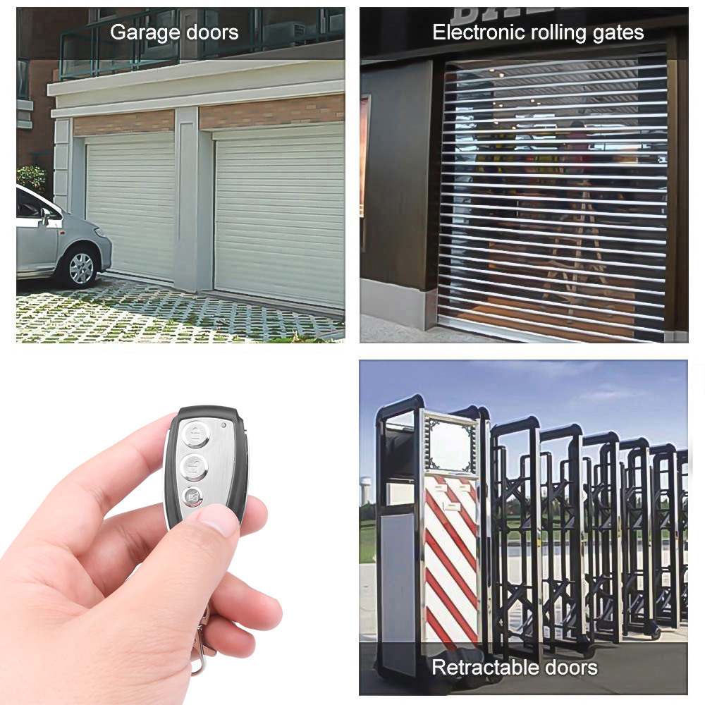 Kopieer Duplicator 433 Mhz Afstandsbediening Universele Garagedeur Gate Remote Klonen 433 Mhz Rf Zender Aan En Uit Schakelaar sleutel