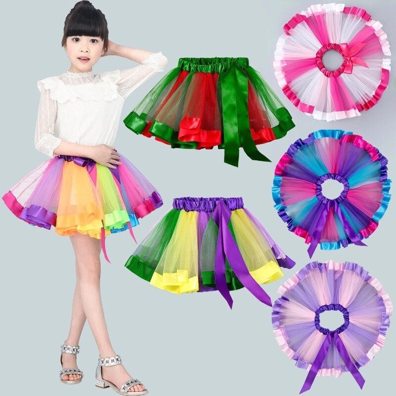 Automne vêtements pour enfant en bas âge filles Tutu jupes école Mini jupe pour 0-8Y enfants mon premier Thanksgiving bébé fille danse jupe