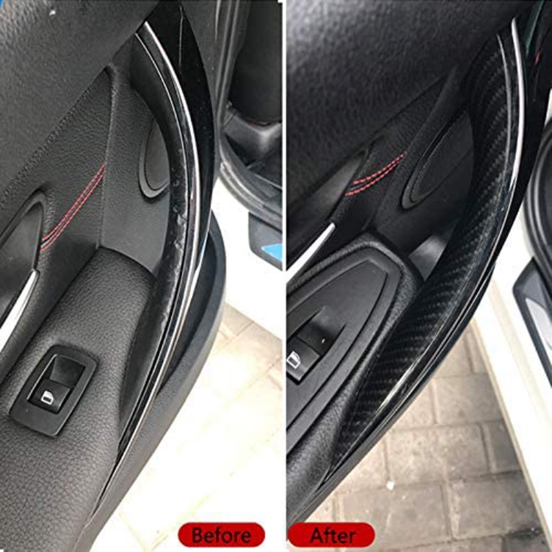 2PCS Couvercle De Poignée Porte De Voiture, Voiture Toit Tirer Poignée Couverture Porte Poignée Étui De Protection Universel Auto Intérieur Voiture
