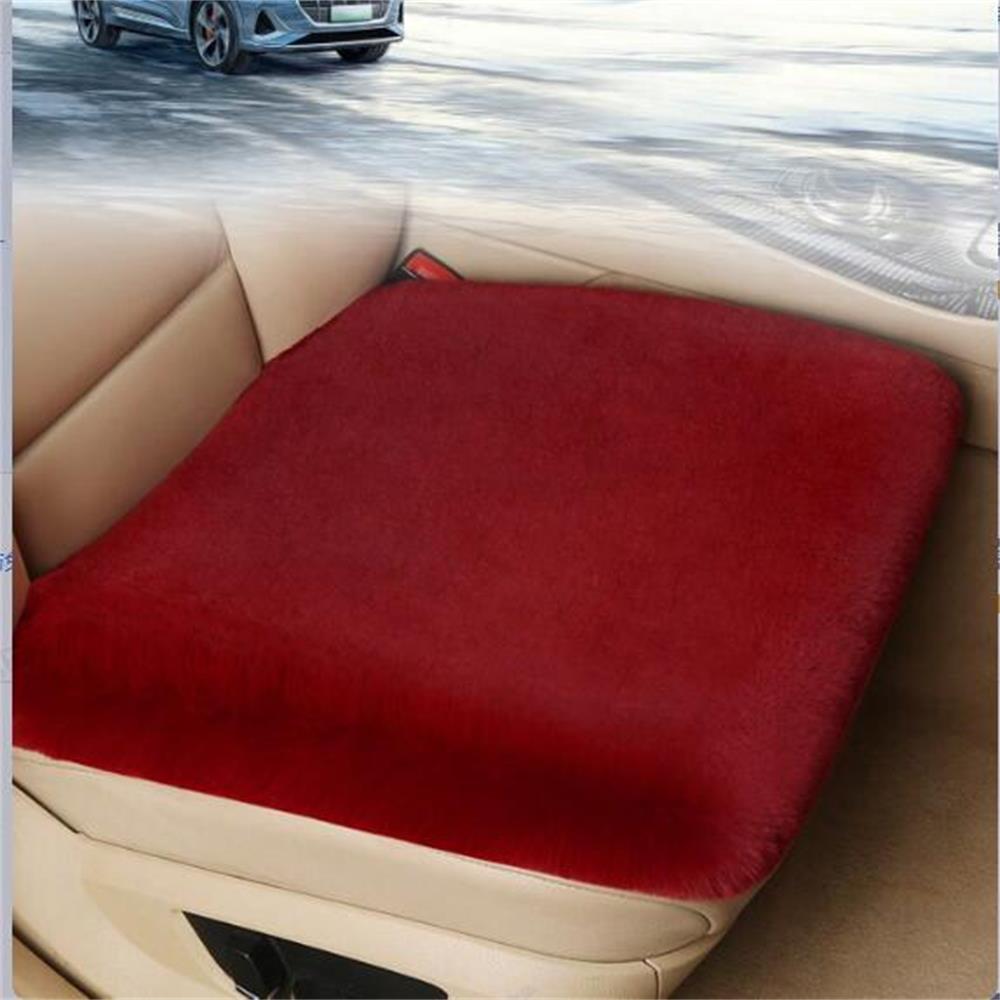 Cojín de funda de asiento de felpa para Chevrolet Citroen Infiniti HAVAL Peugeot, Protector de asiento de felpa cálido para invierno, accesorios interiores