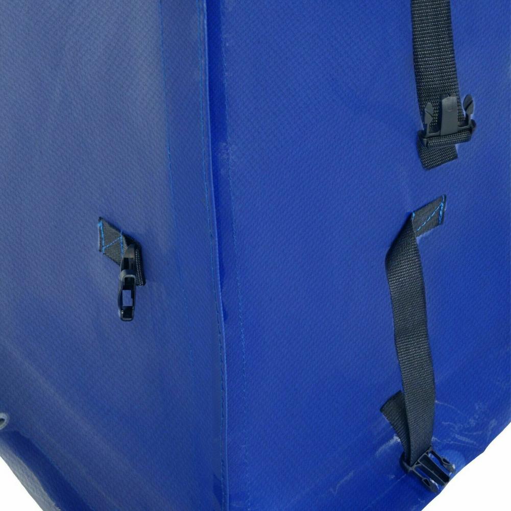 Zware Tarp Dekzeil Met Versterkte Oogjes Voor Trailer Blauw Waterdicht Vel Oxford Doek Voor Trailer Stofkap