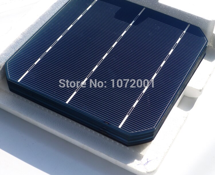 solar panel.solar cell panel for DIY solar charger Soalr Cells 3 Bars& DIY 4 w 0.5V Solar Panel 156*156*0.2MM Monocrystalline