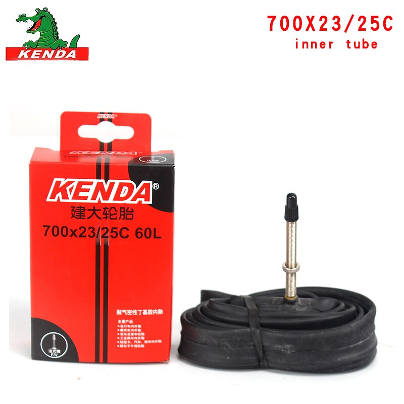 2 PCS Kenda Bicicleta Tubo Interno 700X23/25C Americano válvula válvula Francês 700C Ciclismo Mountain Bike Butil peças de borracha de Pneu