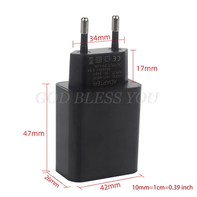 Voor Raspberry Pi 4 Dc 5V 3A Voeding Switch Knop Power Adapter Supply Micro Usb-poort 5V volt Voor Raspberry Pi 4 Met 3.3ft