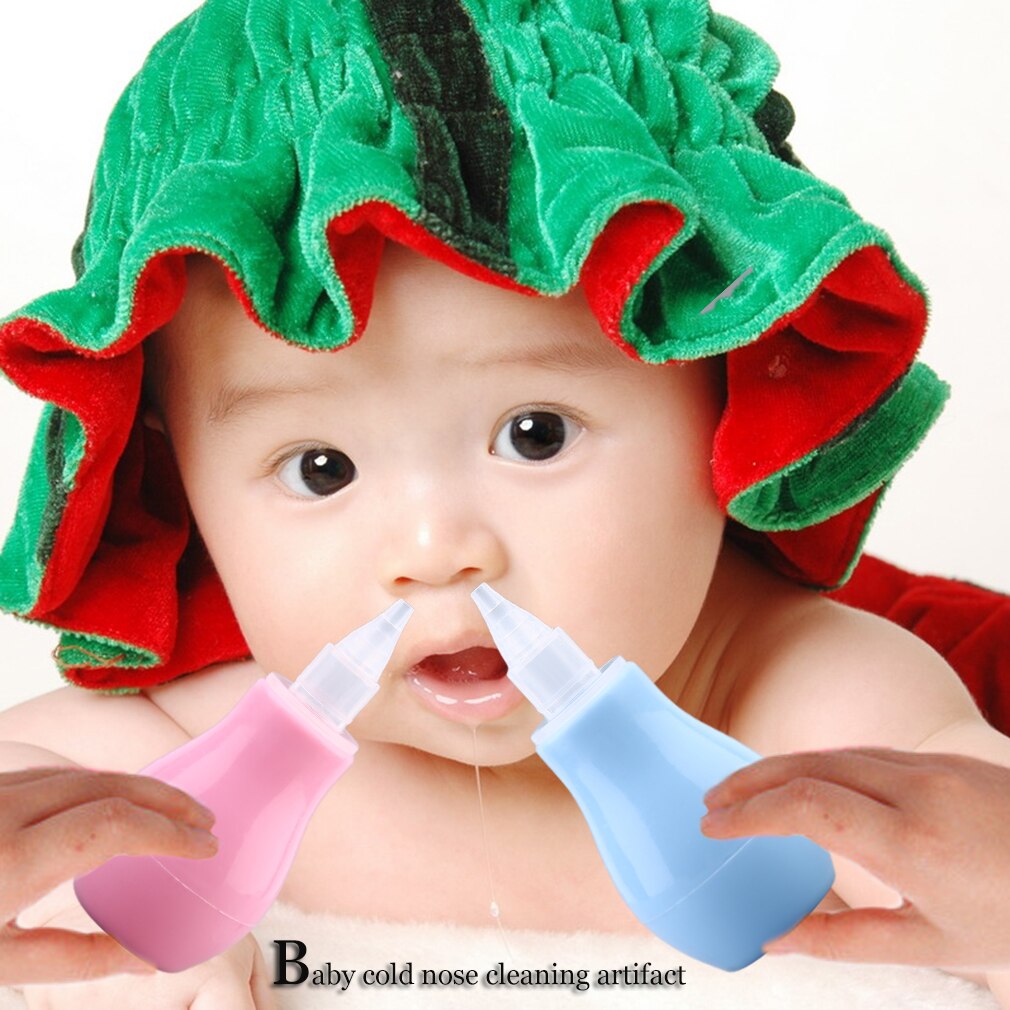 Silicone Newborn Baby Children Nose Aspirator Toddler Nose Cleaner Infant Snot Vacuum Sucker Soft Tip Cleaner Baby Care Products