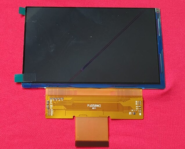 PJ058W2 1280*768 60 pines 100% probado pantalla LCD de 5,8 pulgadas para Rigal proyector