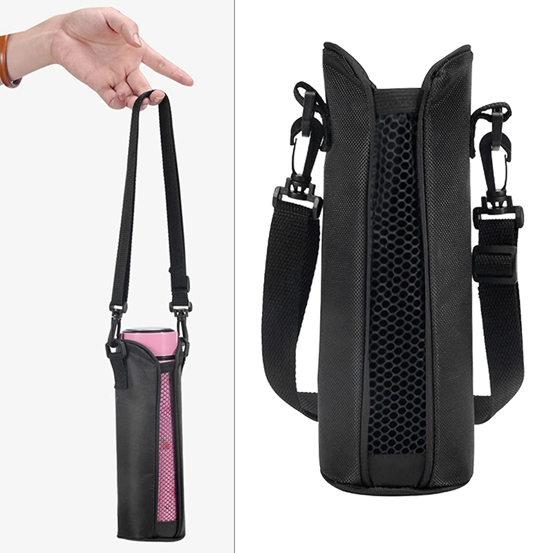 Pochette porte-bouteille, porte-bouteille avec sangle d&#39;épaule réglable, sac isotherme pour activités quotidiennes en plein air