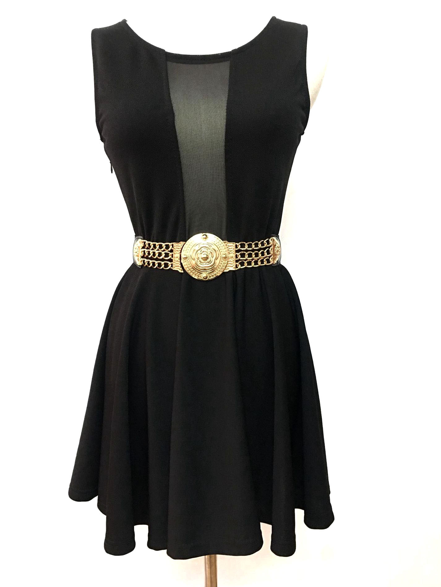 Women Flower Gold Belts Ladies Floral Elastic Metal Women Waist Belt For Dress Female Golden Chain Belt