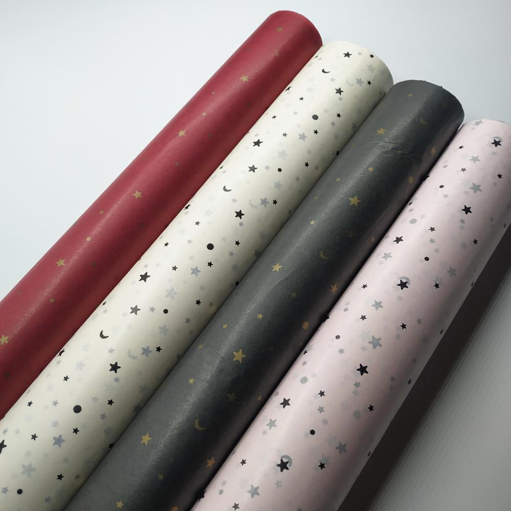 40 vellen/pak kleding bloemen verpakking papier bloemist verpakking tissue ambacht eenkleurige boeket verpakking