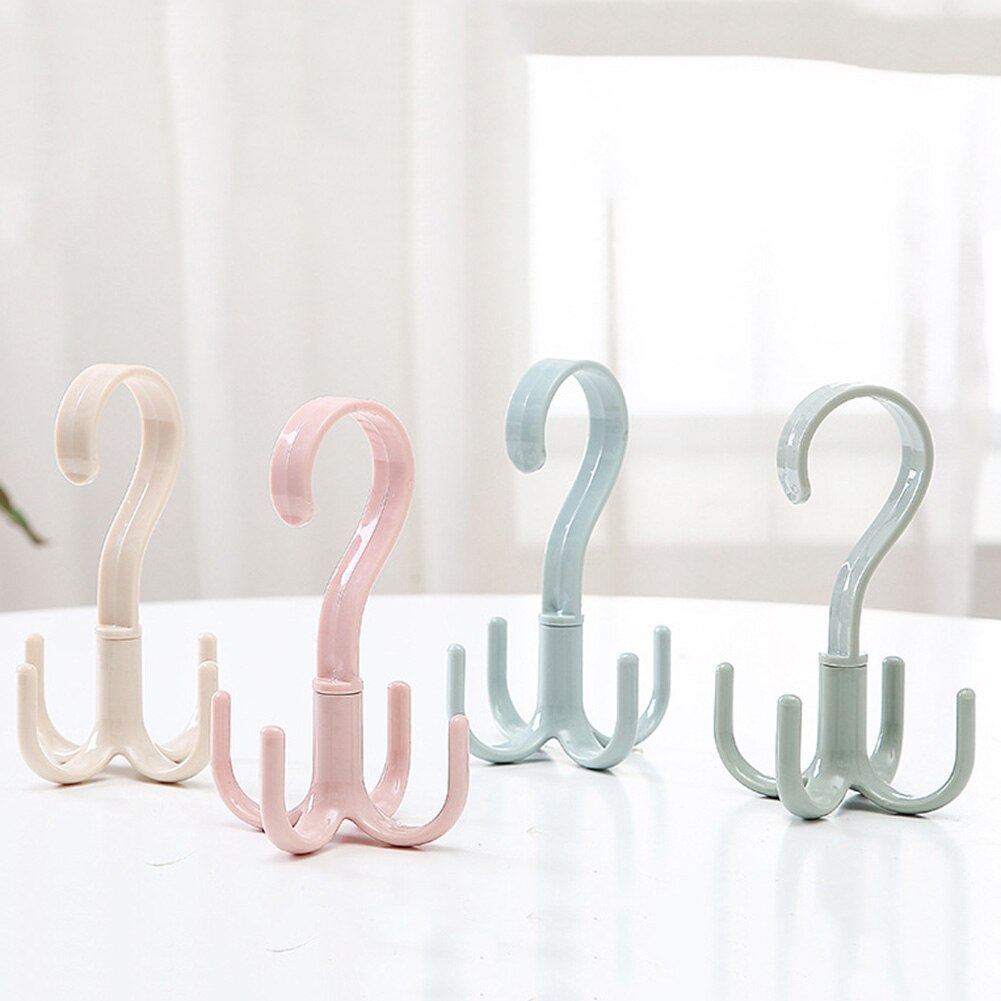 Handbag Bag Holder Space Saving Hanger Cabinets Clothes Rack 360 Degree Rotation Shoes Belt Scarf Hanging Rack