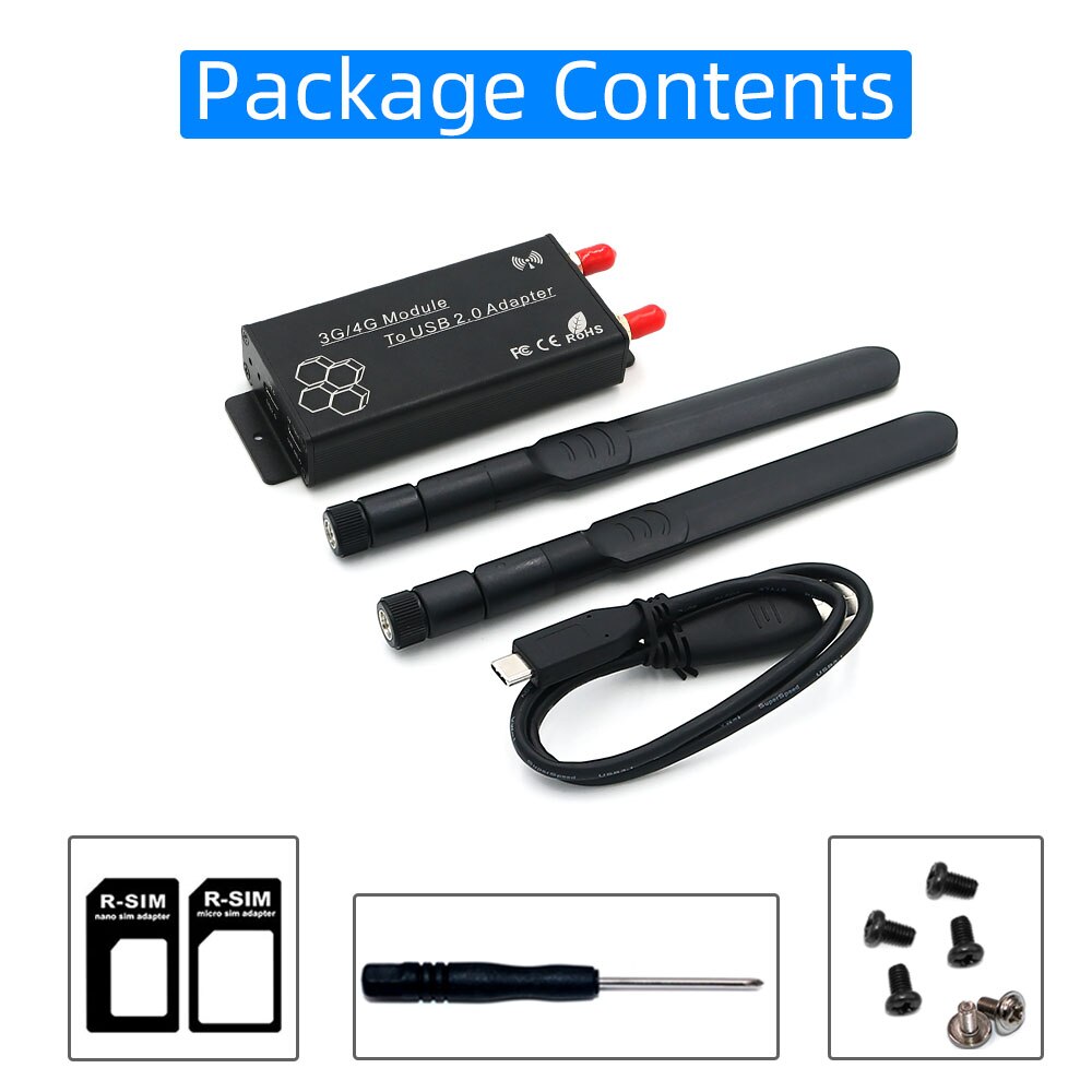 Mini PCI-E To USB Adapter With SIM Card Slot For WWAN/LTE Module (Industrial-Grade