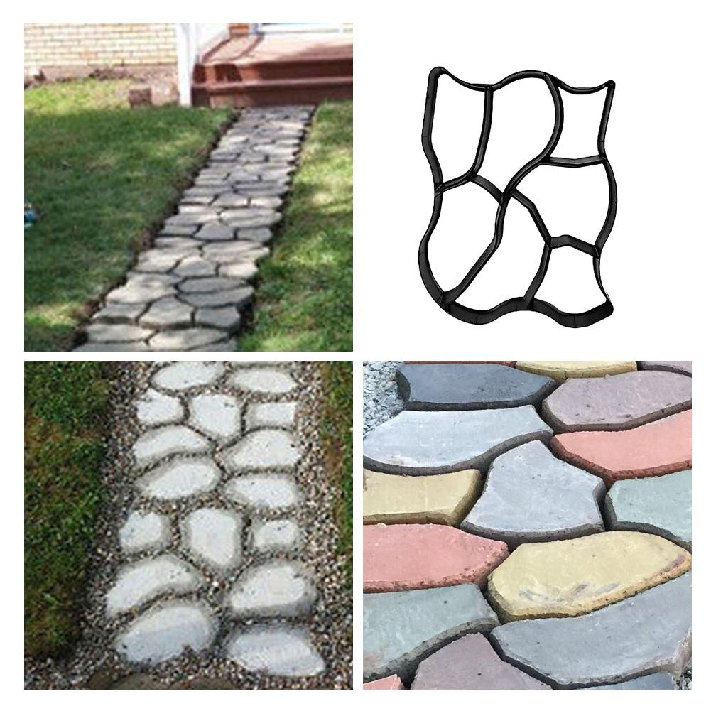 Kunststof vloer bestrating mal diy onregelmatige tuin bestrating mal stoep mal steen mal diy pad maker