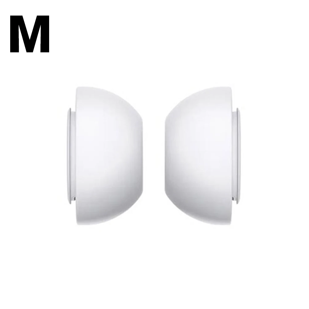 Para Apple AirPods Pro 1/2 generación auriculares de silicona suave tapones para los oídos reemplazo para Air Pods Pro accesorios para auriculares tapones para los oídos: 2XS / Gris claro
