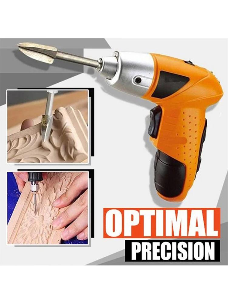 5 pièces sculpture sur bois foret acier gravure foret ensemble carbure monobloc meulage bavure pour le travail du bois forage sculpture gravure #35