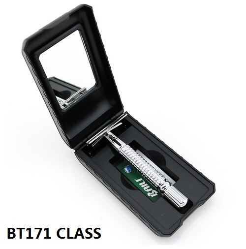 BAILI Double Edge Safety Razor Silvery Golden safety razor Alloy razor come with box 1 SET/LOT