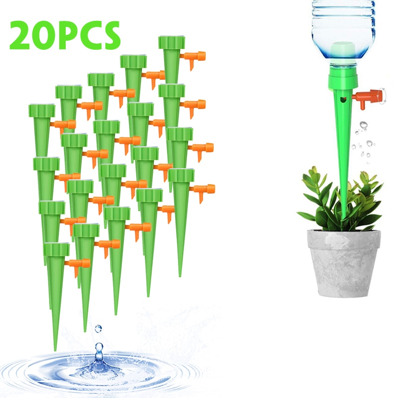 Sistema de riego por goteo 4/12/20 piezas, regadera automática de jardín para flores, herramientas y equipo de jardinería: 20PCS