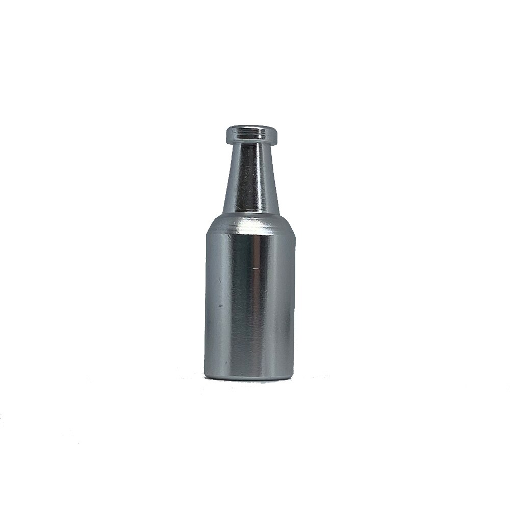 4 stk ølflaske ventilhætter aluminiumslegering ølflaske dæk ventilhætter bildæk ventilhætter ventilhætter til bil: Hvid