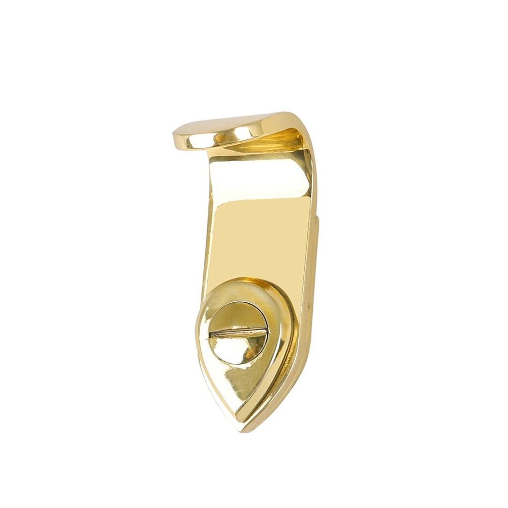 Saxofoon Sax Duimsteun Haak Alto Sax Reparatie Onderdelen Messing Ongeverfd + Vinger Greep Pad Saxofoon Sax Duimsteun haak 1Pcs