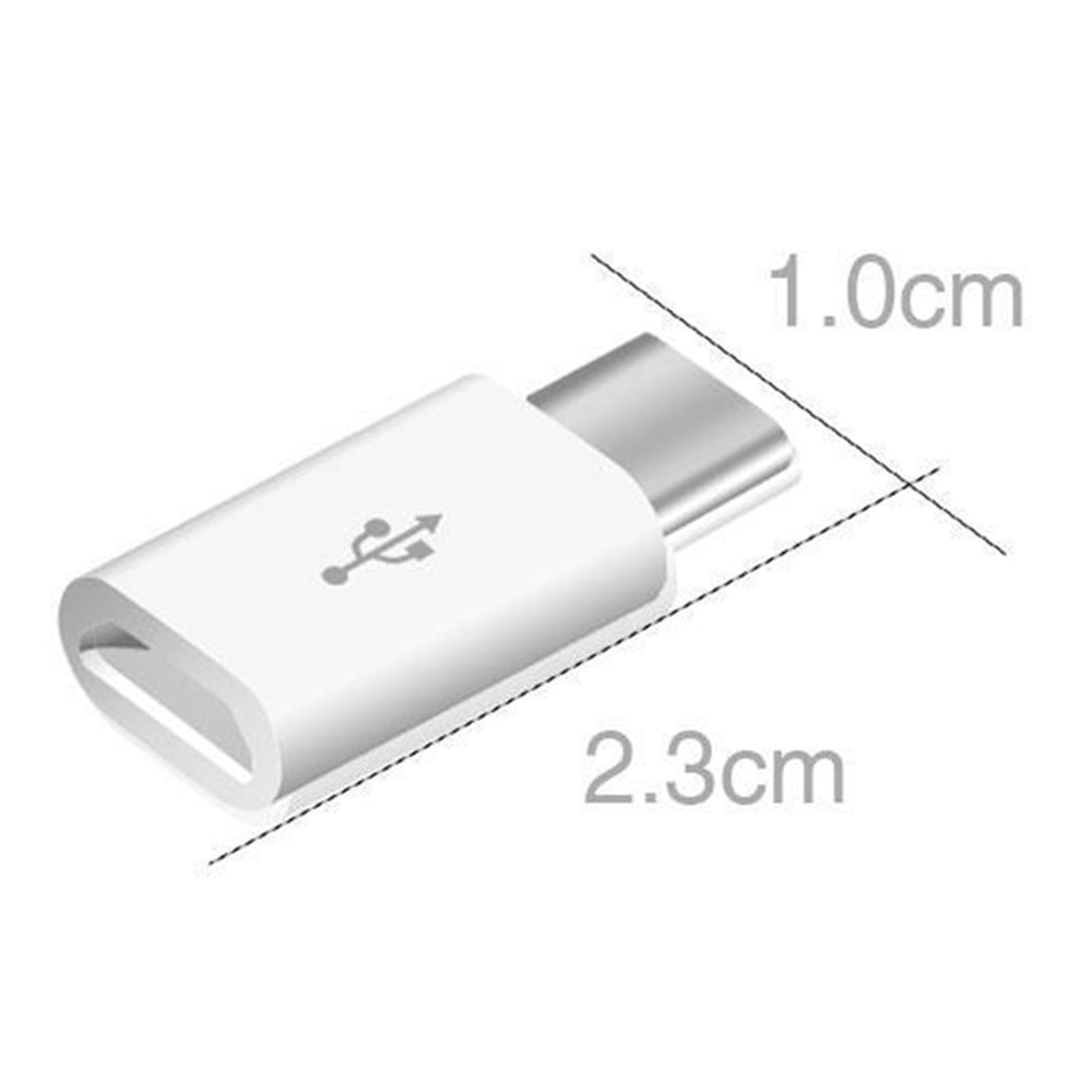 5Pcs Micro Usb Naar Usb C Adapter Mobiele Telefoon Adapter Microusb Connector Voor Huawei Xiaomi Samsung Galaxy A7 Adapter usb Type C