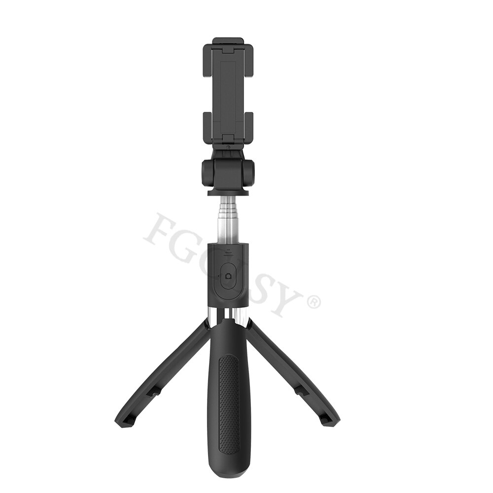 FGCLSY Bluetooth Selfie Stick - 700mm Extendable Tripod for iPhone & Android: L01S Black
