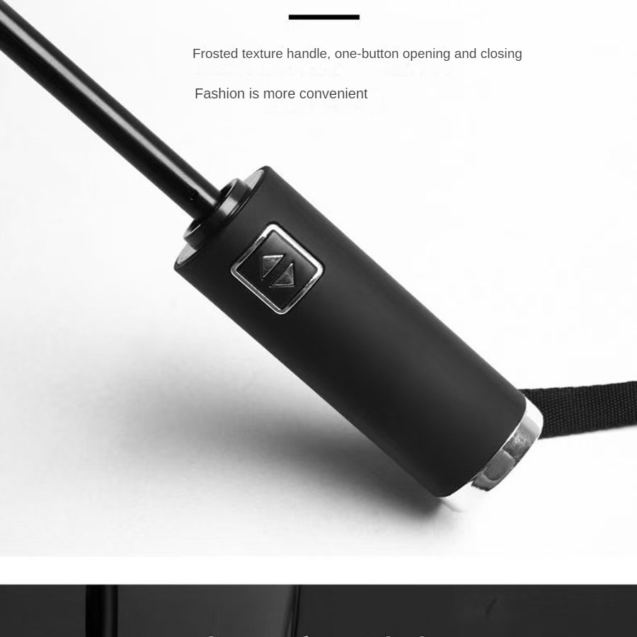 Stylish Automatic Umbrella - UV Protection, Windproof with 10 Reinforced Ribs, for Sun & Rain