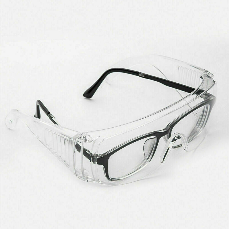Protective Goggles Vented Anti Fog Protection Eye Transparent Safety Glasses /BY