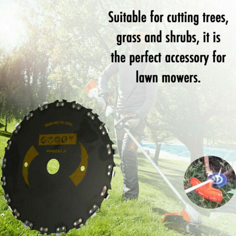 9 Inch 20-tooth Brushcutter Blade 10000 RPM Grass Trimmer Head Lawnmover Parts for 30cc and above engines