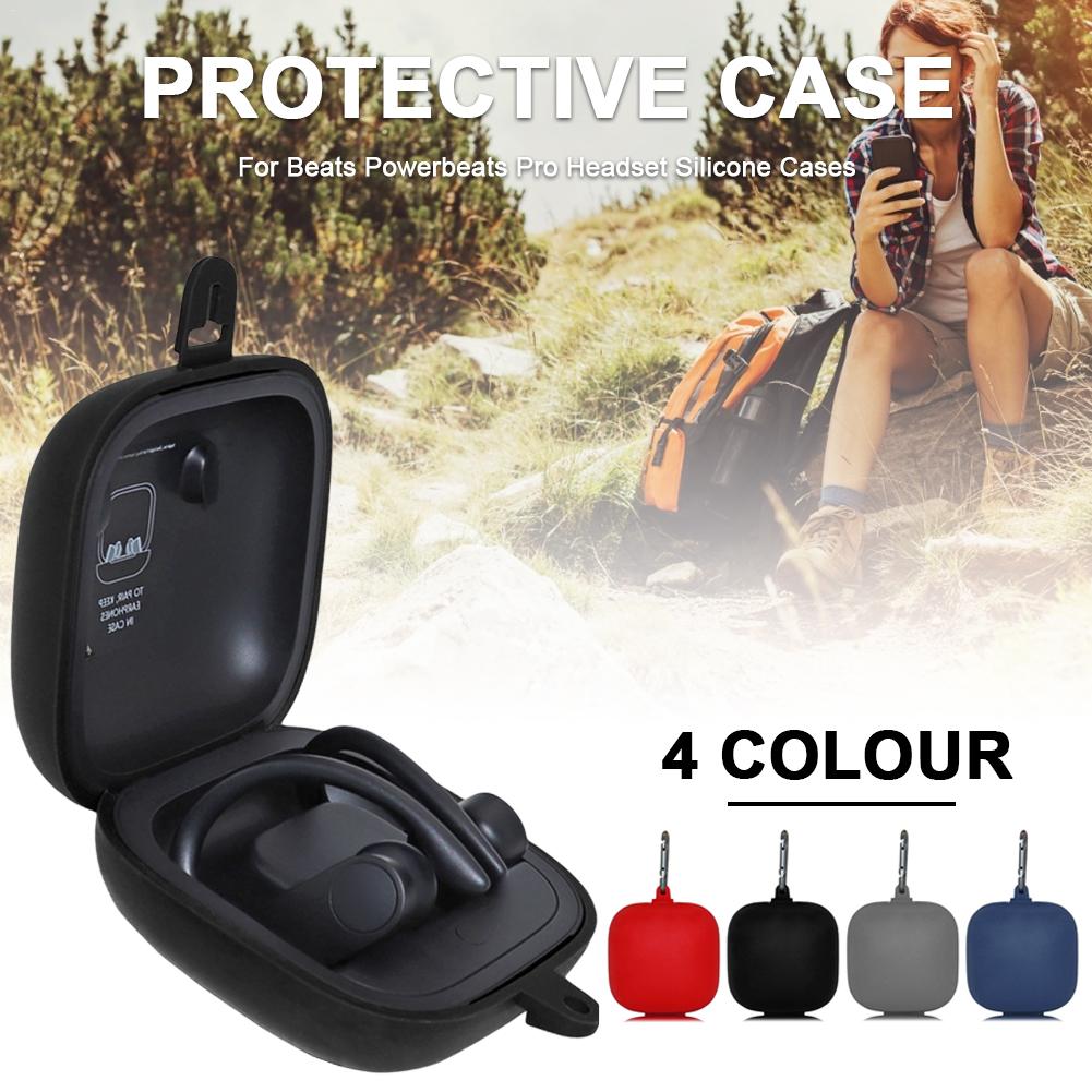 Waterdichte draagbare hoofdtelefoonhoes, beschermhoes voor beats powerbeats pro-headset, siliconen hoesjes, draadloze hoofdtelefoonaccessoires