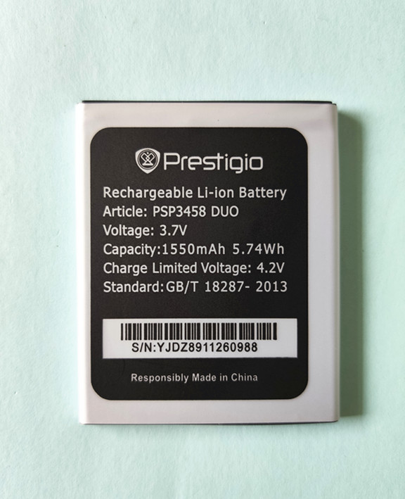 Nouvelle batterie PSP3458 DUO de pour Prestigio PSP3458 DUO PAP3458 PSP 3458 batterie de téléphone portable de remplacement