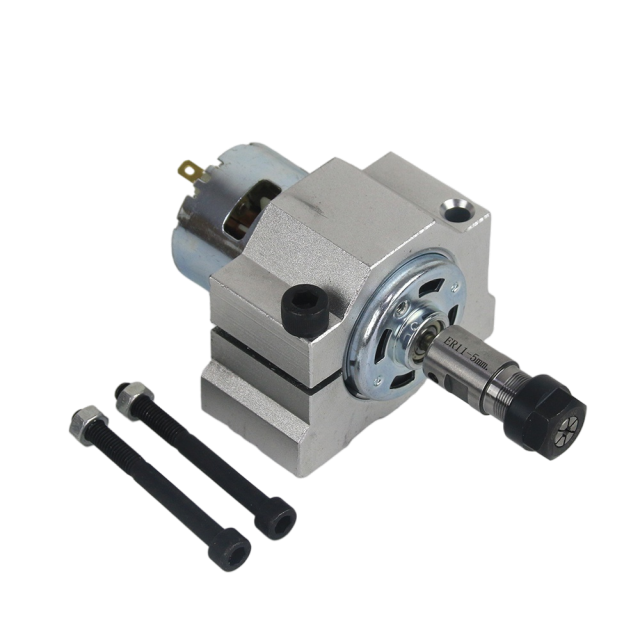 795 CNC Spindel Motor- 12V-36V 6000-12000RPM Große Drehmoment DC Motor- ER11 Spannzange 45mm Klemme Für Gravur Maschine Drehmaschine Werkzeuge: Klemme und Motor-