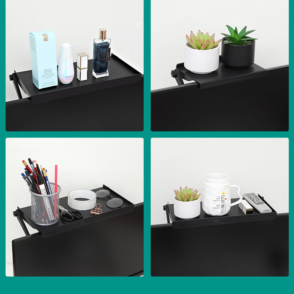 1Pc Adjustable Computer Monitor Rack Computer Monitor Desktop Stand TV Rack Display Shelf Multifunctional Storage Rack