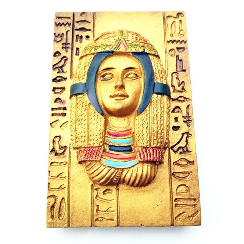 Imán 3d para nevera, pegatinas magnéticas de la mitología Egipcia Anubis Queen, de viaje de Oriente Medio, imanes para nevera