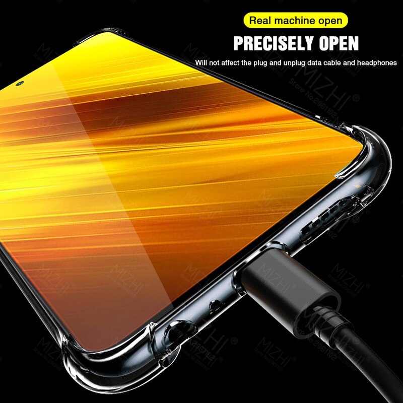 Voor Xiaomi Poco X3 Case 3in1 Transparante Case Voor Xiaomi Poco X 3 Nfc Pocox3 Pocophonex3 Gehard Glas Camera Lens telefoon Cover